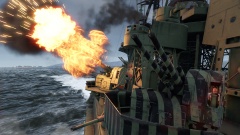 5 inch 40 Type 89 (127 mm) Battery on Haruna.jpg