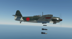 A B7A2 dropping its payload of Type 97 bombs.png