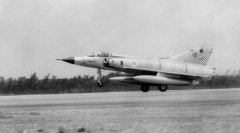 Israeli Air Force Mirage IIIC departing .jpg