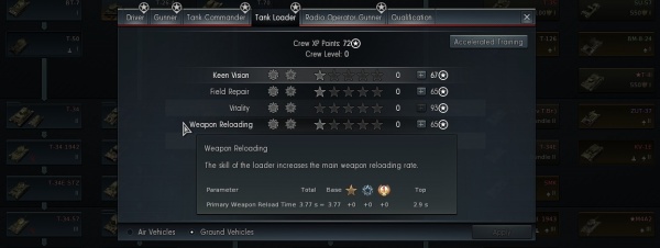 Crew skills - War Thunder Wiki